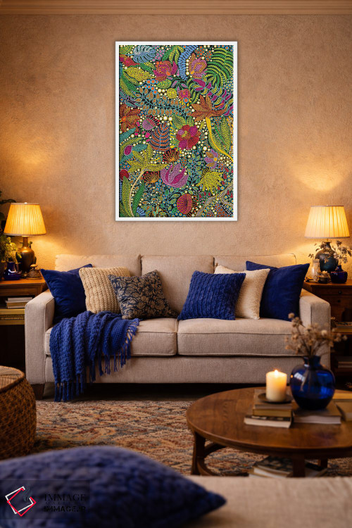 تابلو دکوراتیو "گل ها" اثر اکسانا لازاری - D2W