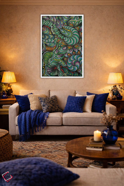 تابلو دکوراتیو "زندگی دریایی" اثر اکسانا لازاری - D2W