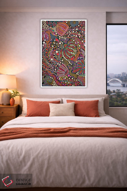 تابلو دکوراتیو "عروس دریایی" اثر اکسانا لازاری - D3W