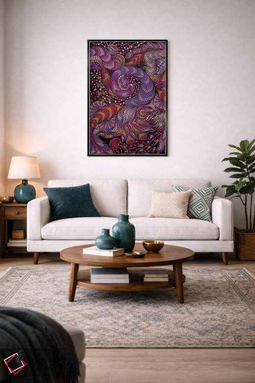 تابلو دکوراتیو "زندگی دریایی" اثر اکسانا لازاری - D6B