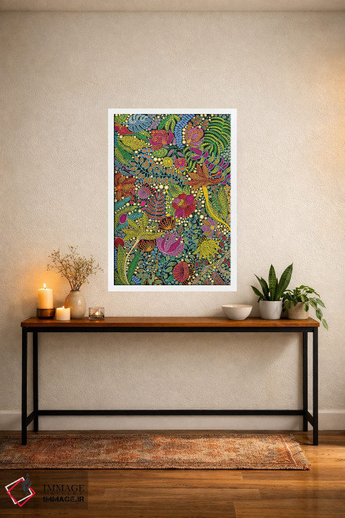 تابلو دکوراتیو "گل ها" اثر اکسانا لازاری - D3W