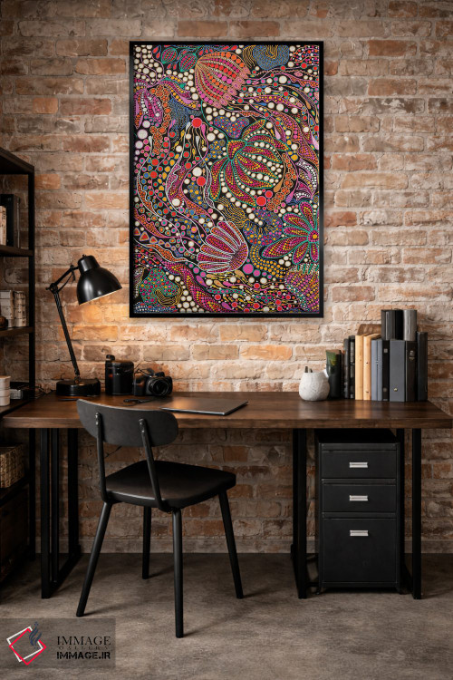 تابلو دکوراتیو "عروس دریایی" اثر اکسانا لازاری - D4B