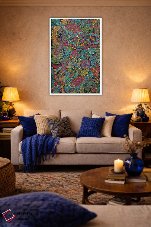 تابلو دکوراتیو "غواصی" اثر اکسانا لازاری - D3W