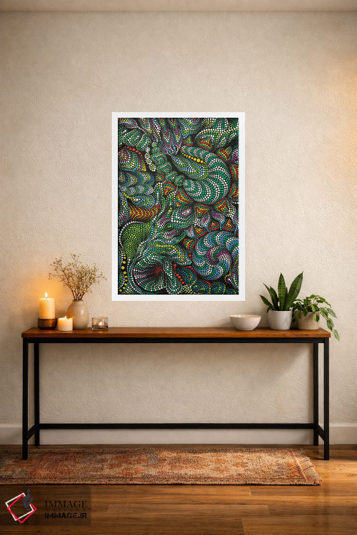 تابلو دکوراتیو "زندگی دریایی" اثر اکسانا لازاری - D3W