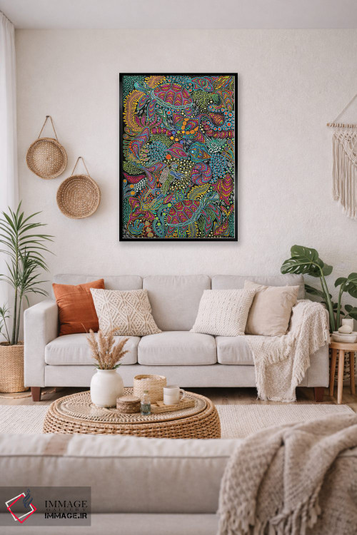 تابلو دکوراتیو "غواصی" اثر اکسانا لازاری - D5B