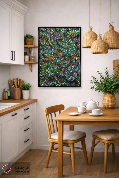 تابلو دکوراتیو "زندگی دریایی" اثر اکسانا لازاری - D6B