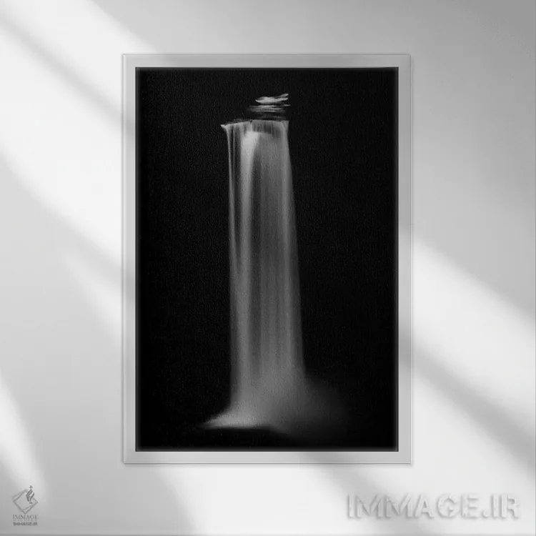 تابلو مینیمال بیایید به سوی نور چیزها بیایید. بگذارید طبیعت معلم شما باشد.… اثر ایوت دپائپه - نمای قابدار سفید