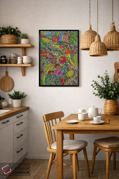 تابلو دکوراتیو "گل ها" اثر اکسانا لازاری - D5B