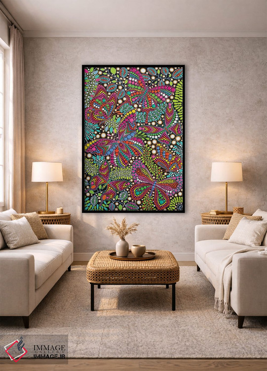 تابلو دکوراتیو "پروانه" اثر اکسانا لازاری - D2B