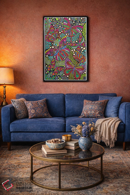 تابلو دکوراتیو "پروانه" اثر اکسانا لازاری - D4B