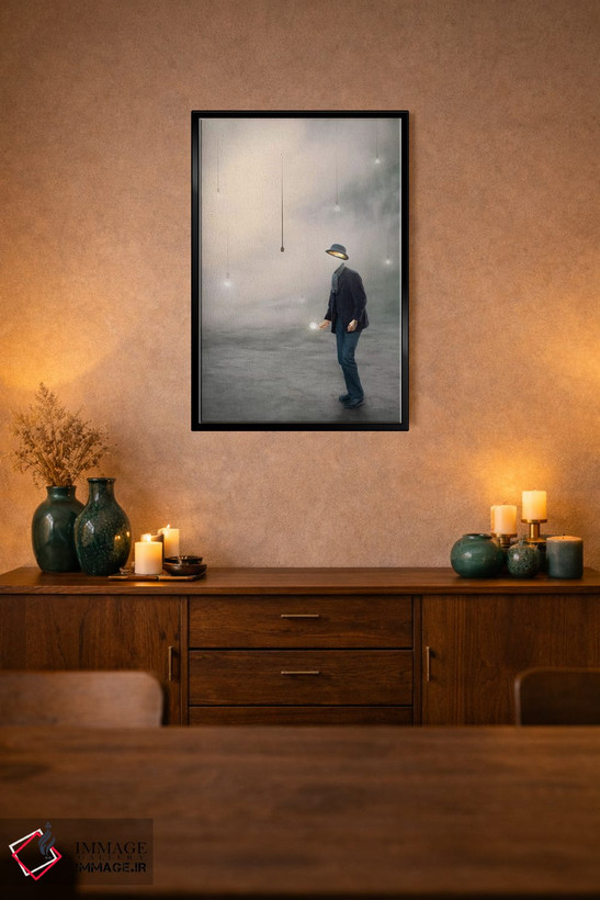 تابلو دکوراتیو روشنایی اثر بادن بوئن - D3B
