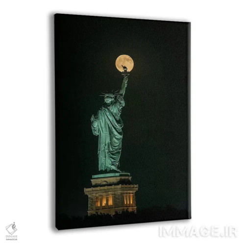 تابلو دکوراتیو تندیس آزادی اثر هوا ژو - نمای پرسپکتیو محصول