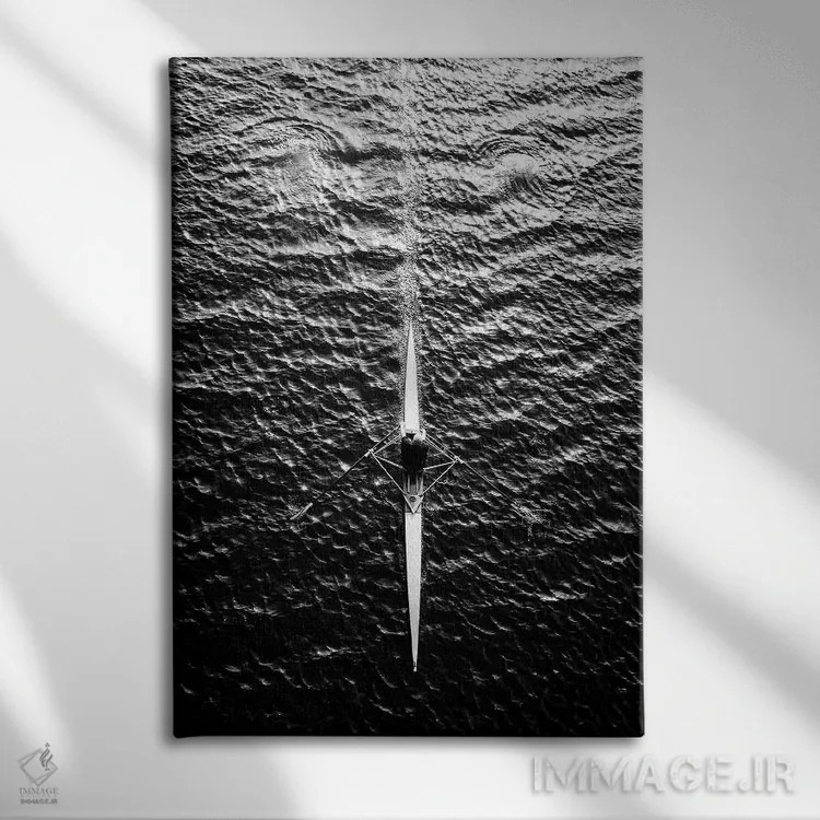 تابلو مینیمال بدون عنوان اثر فریدهم هاردکوف - نمای روبهرو روی دیوار