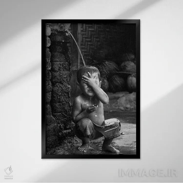 تابلو دکوراتیو فوووفففت... اثر سباستین کیسورو - نمای قابدار مشکی