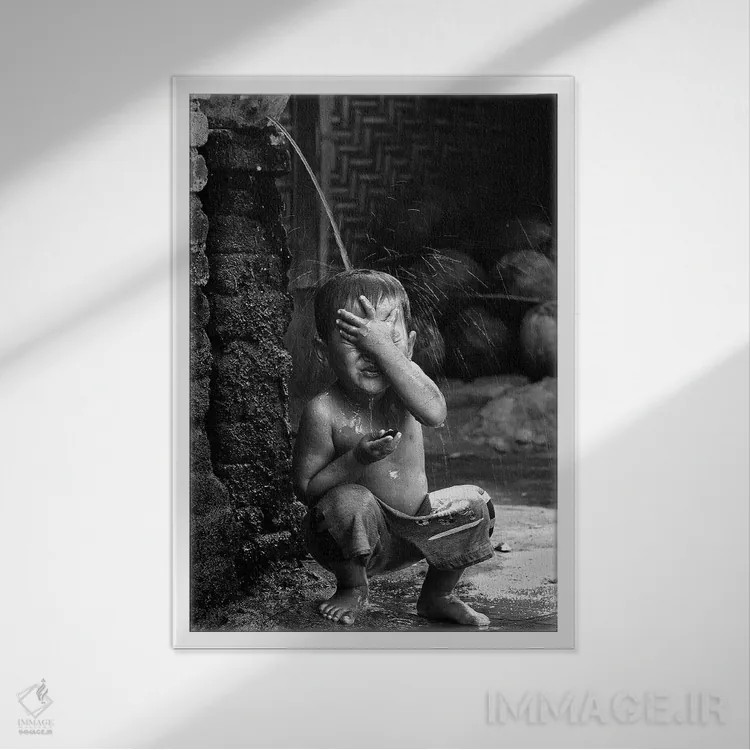 تابلو دکوراتیو فوووفففت... اثر سباستین کیسورو - نمای قابدار سفید