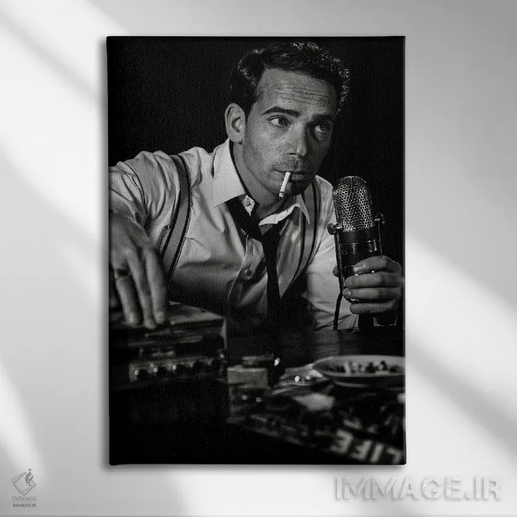 تابلو دکوراتیو "...شب بخیر و موفق باشی..." اثر پیتر مولر فوتوگرافی - نمای روبهرو روی دیوار