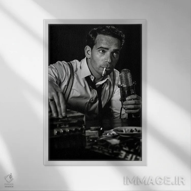 تابلو دکوراتیو "...شب بخیر و موفق باشی..." اثر پیتر مولر فوتوگرافی - نمای قابدار سفید