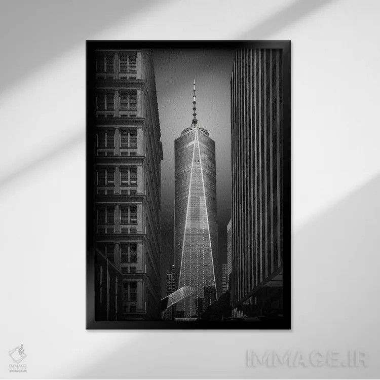 تابلو دکوراتیو رستاخیز اثر دارل ویلیامز - نمای قابدار مشکی