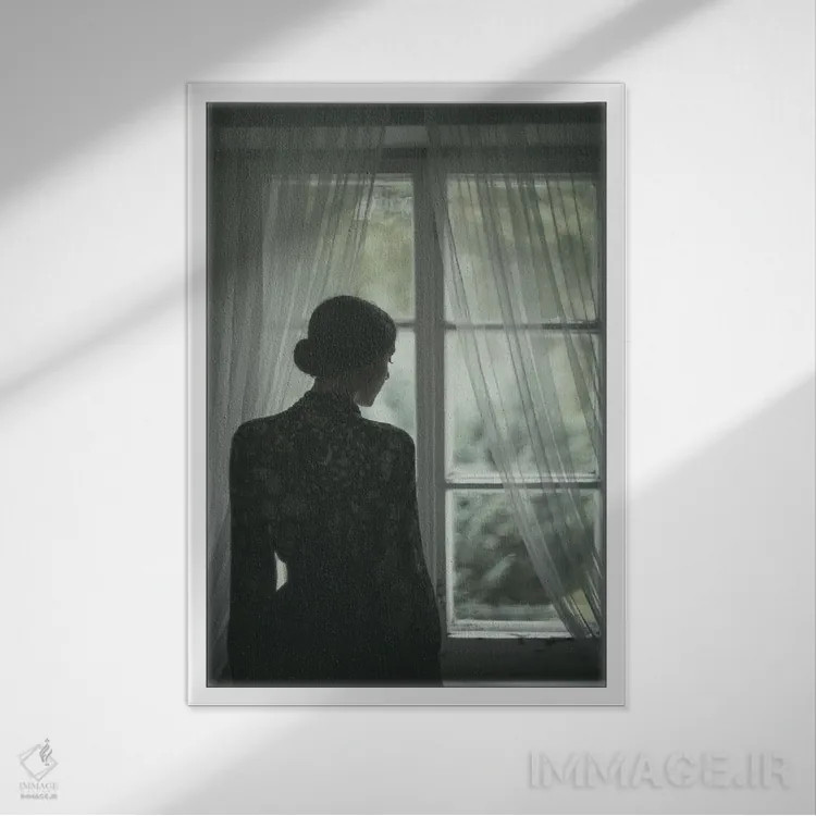 تابلو دکوراتیو ا اثر ماگدالنا روسوکا - نمای قابدار سفید