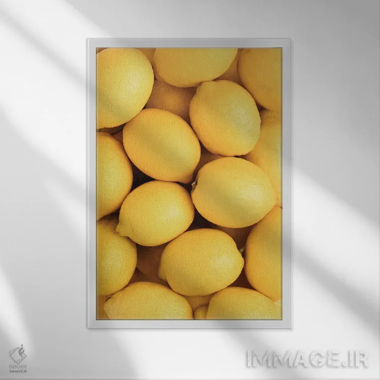 تابلو دکوراتیو لیمو ۳ اثر استودیو ۱ایکس ۲ - نمای قابدار سفید