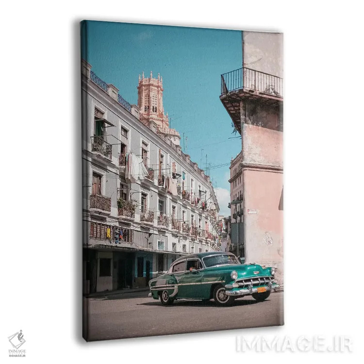تابلو دکوراتیو هاوانای قدیم ۸ اثر الکساندر یاکولف - نمای پرسپکتیو محصول
