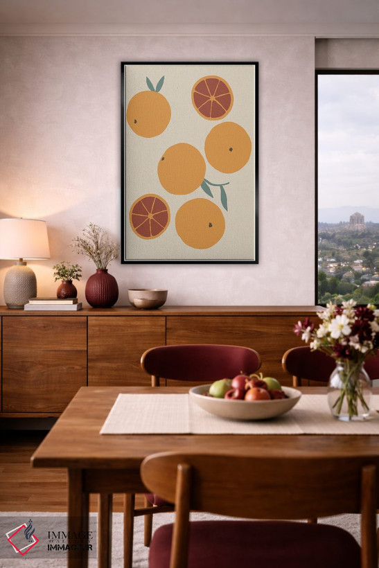 تابلو دکوراتیو پرتقال خونی اثر استودیو ۱ایکس ۲ - D5B