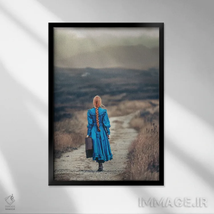 تابلو دکوراتیو راه خانه اثر ماگدالنا روسوکا - نمای قابدار مشکی