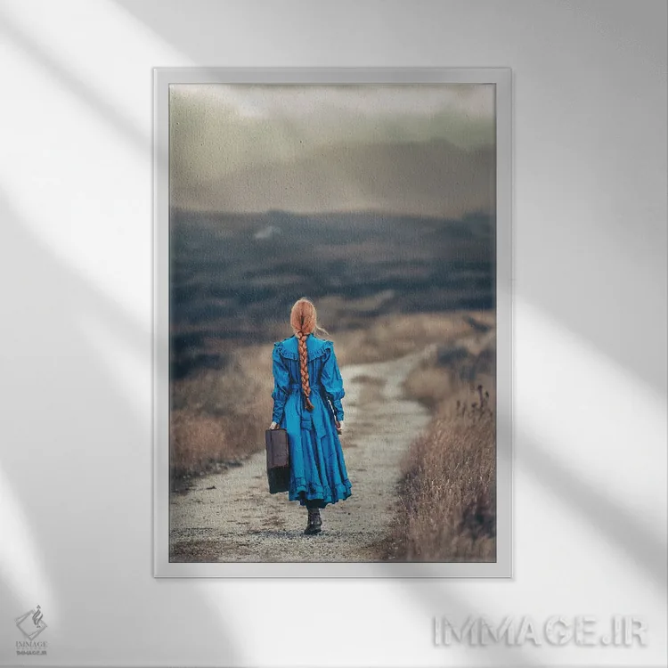تابلو دکوراتیو راه خانه اثر ماگدالنا روسوکا - نمای قابدار سفید