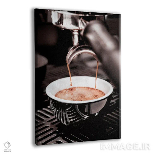 تابلو دکوراتیو قهوه شماره ۵ اثر استودیو ۱ایکس ۳ - نمای پرسپکتیو محصول