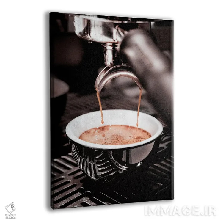 تابلو دکوراتیو قهوه شماره ۵ اثر استودیو ۱ایکس ۳ - نمای پرسپکتیو محصول