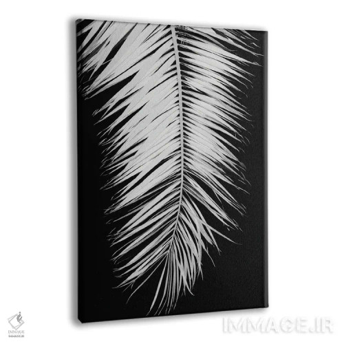 تابلو دکوراتیو برگ نخل شماره ۴ اثر استودیو ۱ایکس ۳ - نمای پرسپکتیو محصول