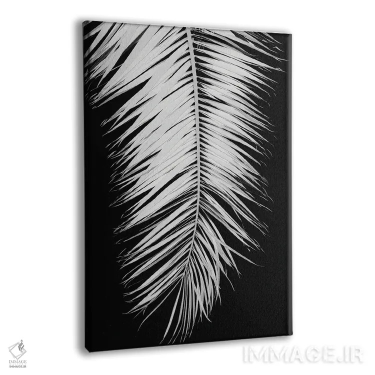 تابلو دکوراتیو برگ نخل شماره ۴ اثر استودیو ۱ایکس ۳ - نمای پرسپکتیو محصول