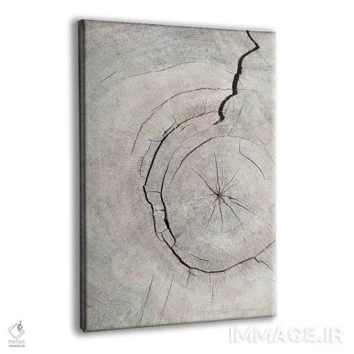 تابلو دکوراتیو الگوی چوب شماره ۲ اثر استودیو ۱ایکس ۳ - نمای پرسپکتیو محصول