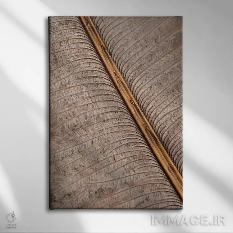 تابلو دکوراتیو پر شماره ۷ اثر استودیو ۱ایکس ۳ - نمای روبهرو روی دیوار