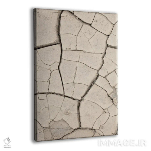 تابلو دکوراتیو دیوار خاکی بژ اثر استودیو ۱ایکس ۳ - نمای پرسپکتیو محصول