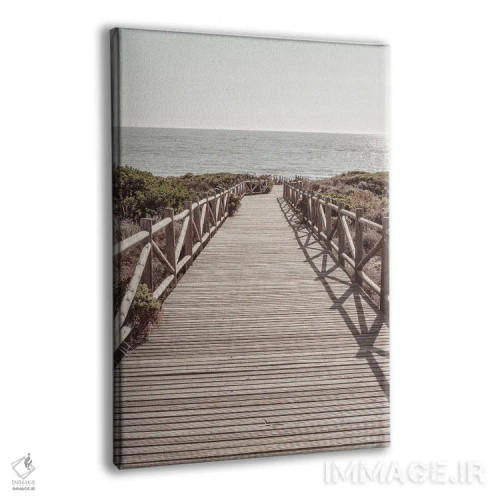 تابلو دکوراتیو ساحل شماره ۳ اثر استودیو ۱ایکس ۳ - نمای پرسپکتیو محصول