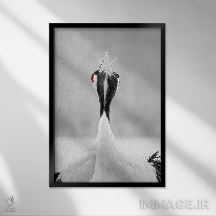 تابلو دکوراتیو سرود برای صبح اثر جی فیشر - نمای قابدار مشکی