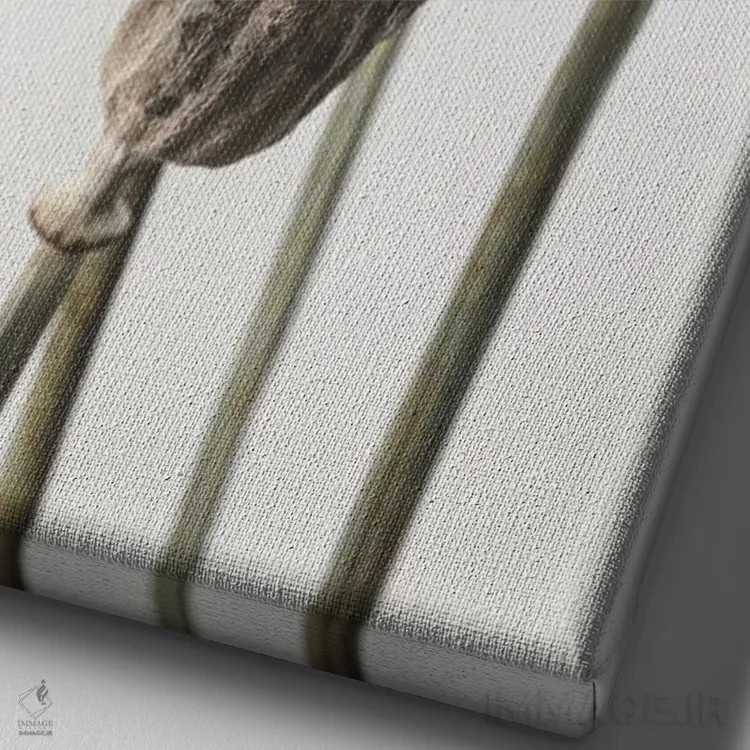 تابلو دکوراتیو خشک شماره ۶ اثر استودیو ۱ایکس ۳ - نمای نزدیک بافت بوم