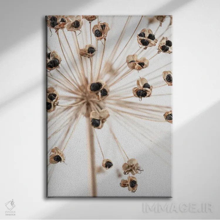 تابلو دکوراتیو خشک شماره ۷ اثر استودیو ۱ایکس ۳ - نمای روبهرو روی دیوار