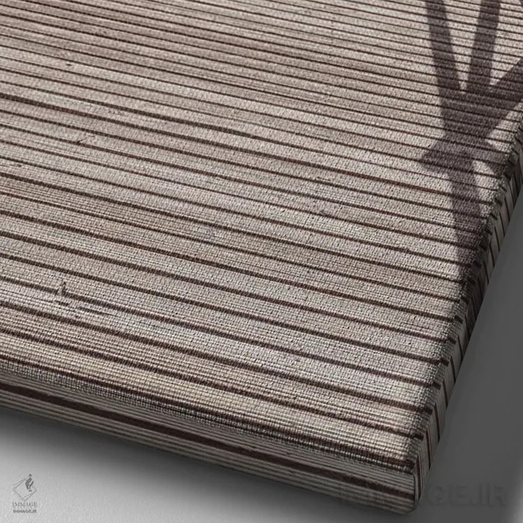 تابلو دکوراتیو ساحل شماره ۳ اثر استودیو ۱ایکس ۳ - نمای نزدیک بافت بوم