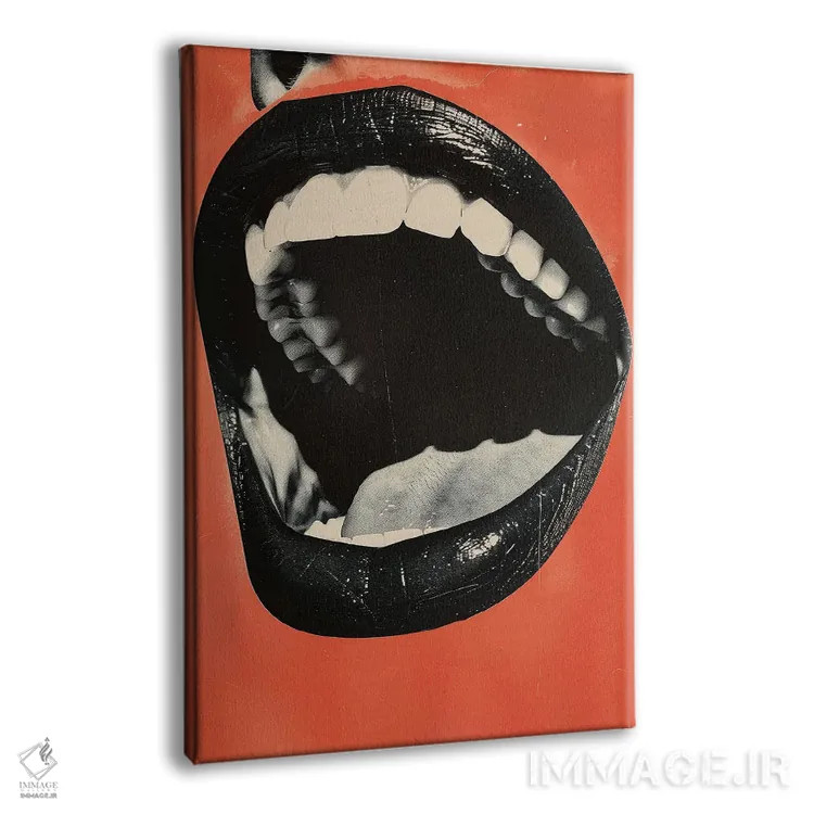 تابلو دکوراتیو دهان اثر آندریاس ماگنوسون - نمای پرسپکتیو محصول
