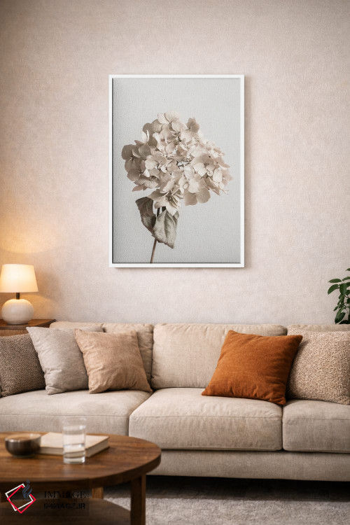 تابلو دکوراتیو گل خشک بژ اثر استودیو ۱ایکس ۳ - D2W