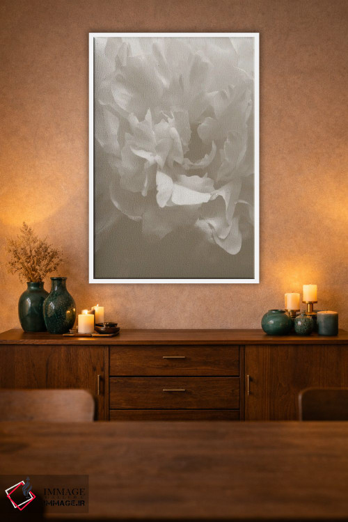 تابلو دکوراتیو پیونی شماره ۹ اثر استودیو ۱ایکس ۳ - D2W