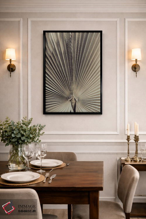 تابلو دکوراتیو برگ نخل شماره ۱ اثر استودیو ۱ایکس ۳ - D3B