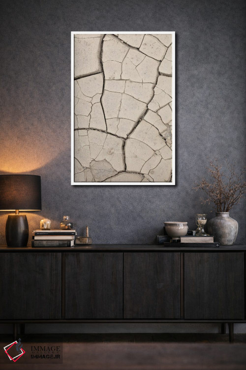 تابلو دکوراتیو دیوار خاکی بژ اثر استودیو ۱ایکس ۳ - D2W