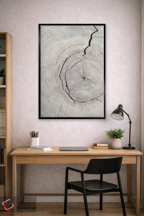 تابلو دکوراتیو الگوی چوب شماره ۲ اثر استودیو ۱ایکس ۳ - D2B