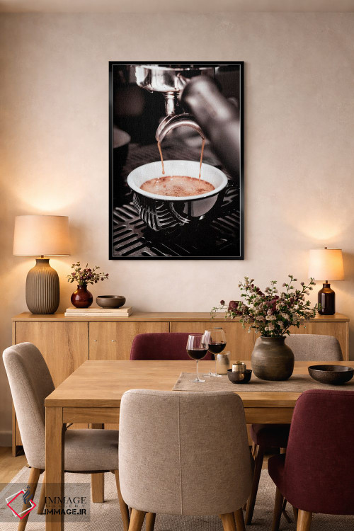 تابلو دکوراتیو قهوه شماره ۵ اثر استودیو ۱ایکس ۳ - D4B