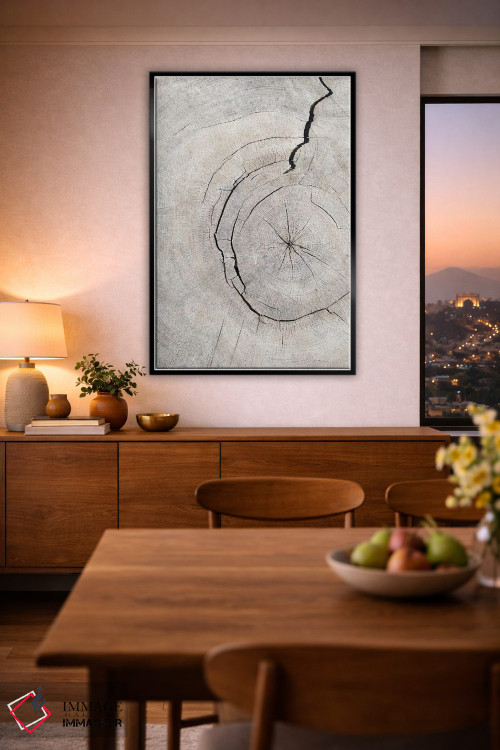 تابلو دکوراتیو الگوی چوب شماره ۲ اثر استودیو ۱ایکس ۳ - D3B