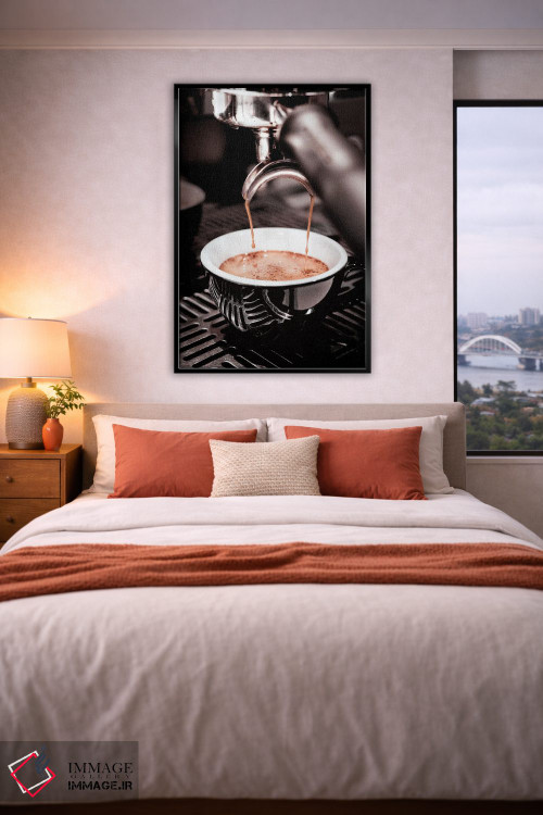 تابلو دکوراتیو قهوه شماره ۵ اثر استودیو ۱ایکس ۳ - D5B