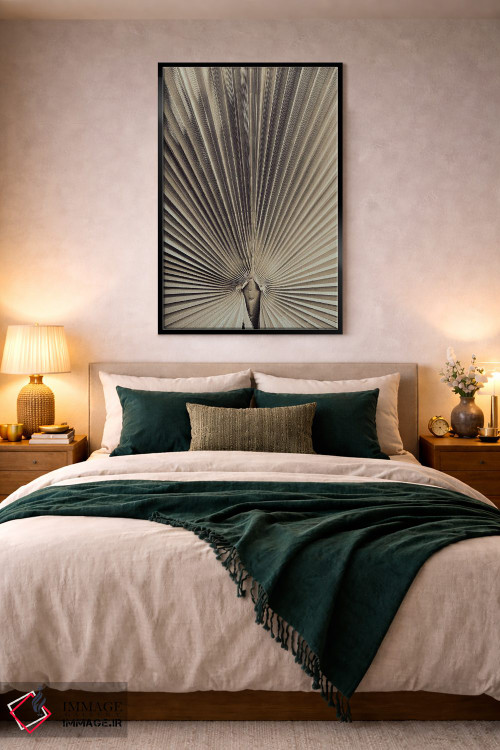 تابلو دکوراتیو برگ نخل شماره ۱ اثر استودیو ۱ایکس ۳ - D5B